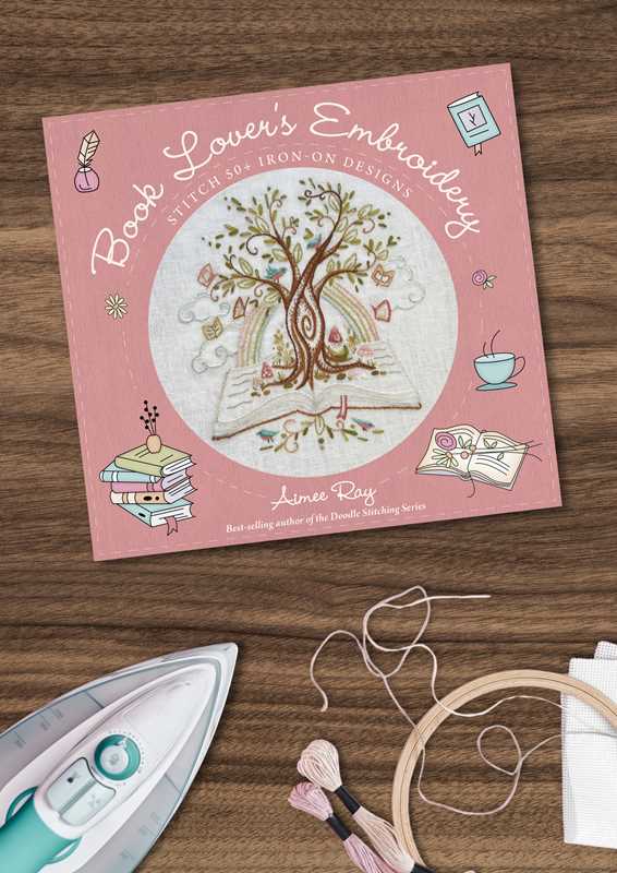 Book Lover's Embroidery by Aimee Ray
