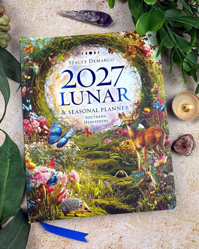 2027 Lunar and Seasonal Planner Calendar - Northern Hemisphere by Stacey  Demarco