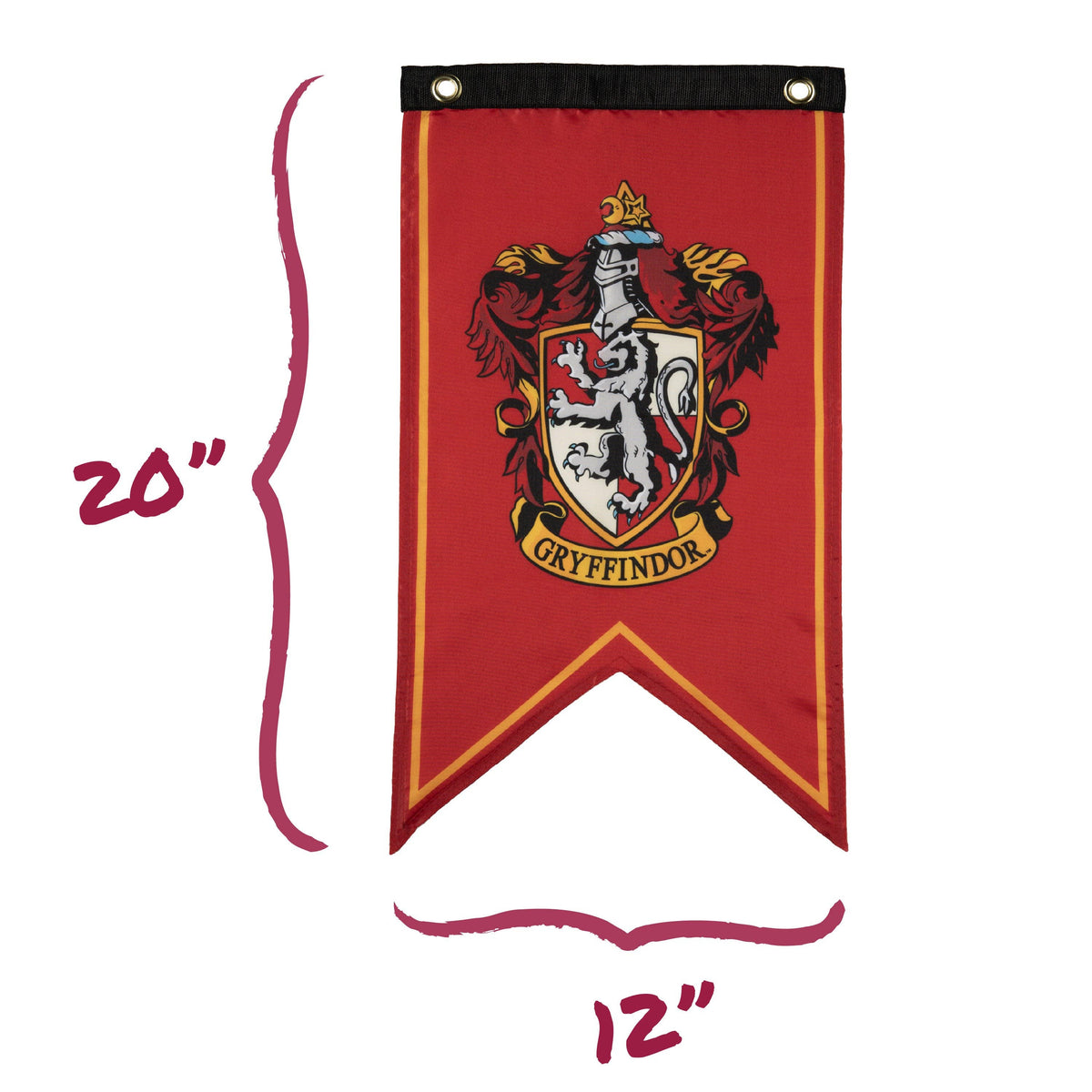 Harry Potter Hogwarts House Banner Flag Set (12'' x 20'')