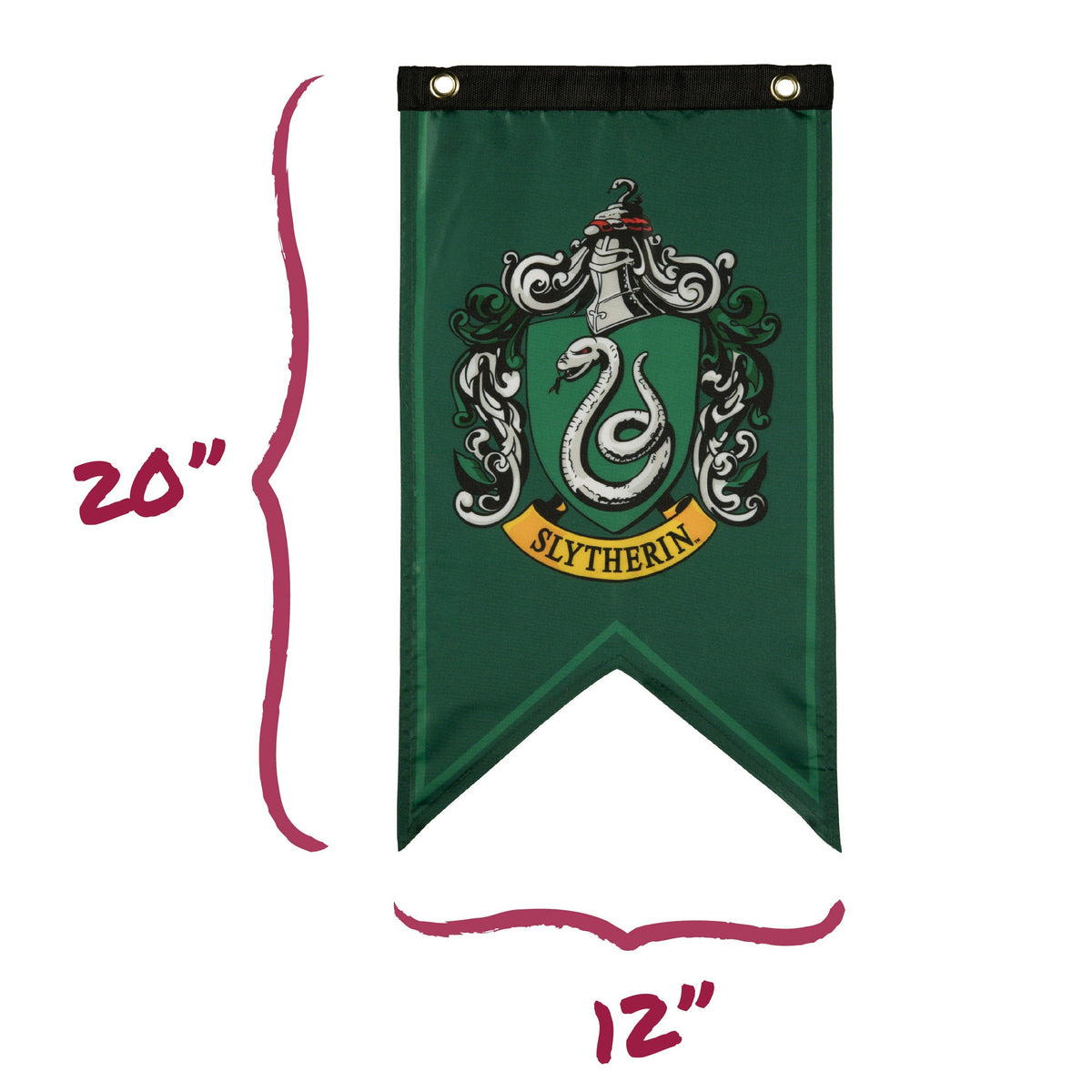 Harry Potter Hogwarts House Banner Flag Set (12'' x 20'')