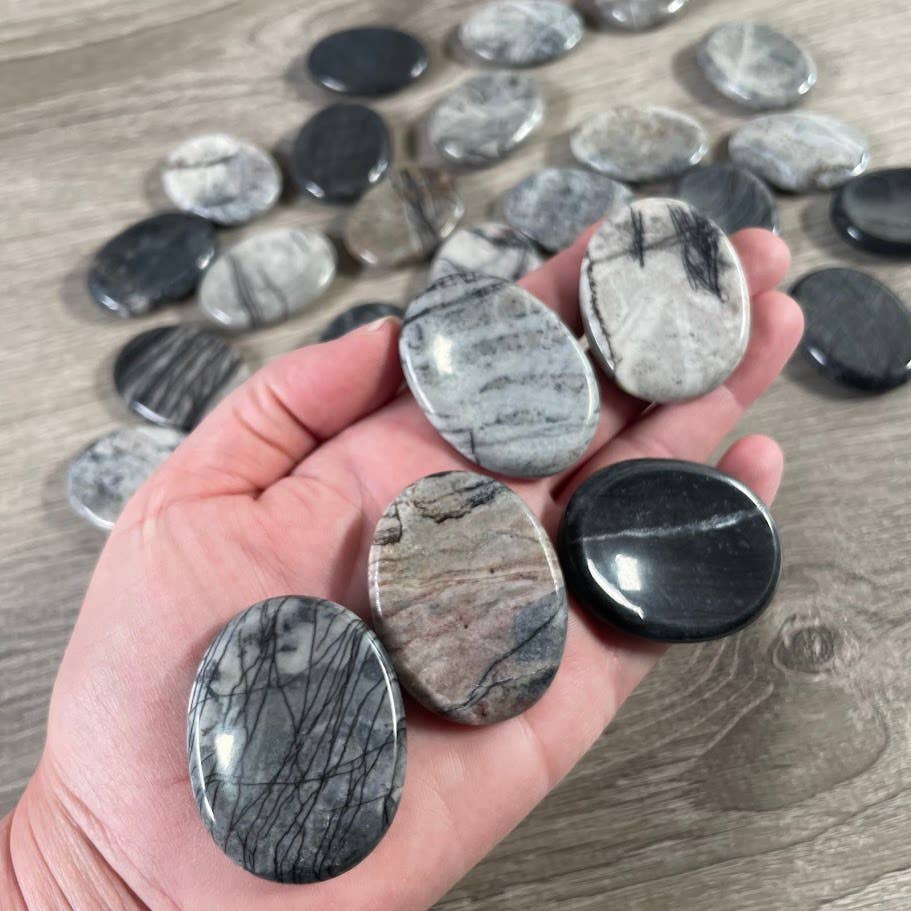 Oval Gemstone Worry Stones – Bulk Pocket Crystals
