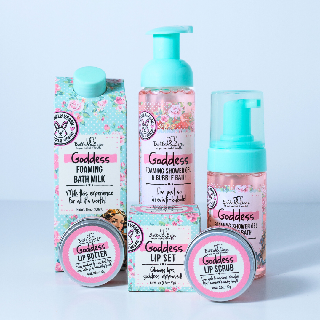 Goddess Lip Set | Lip Scrub & Lip Butter | Gift Set