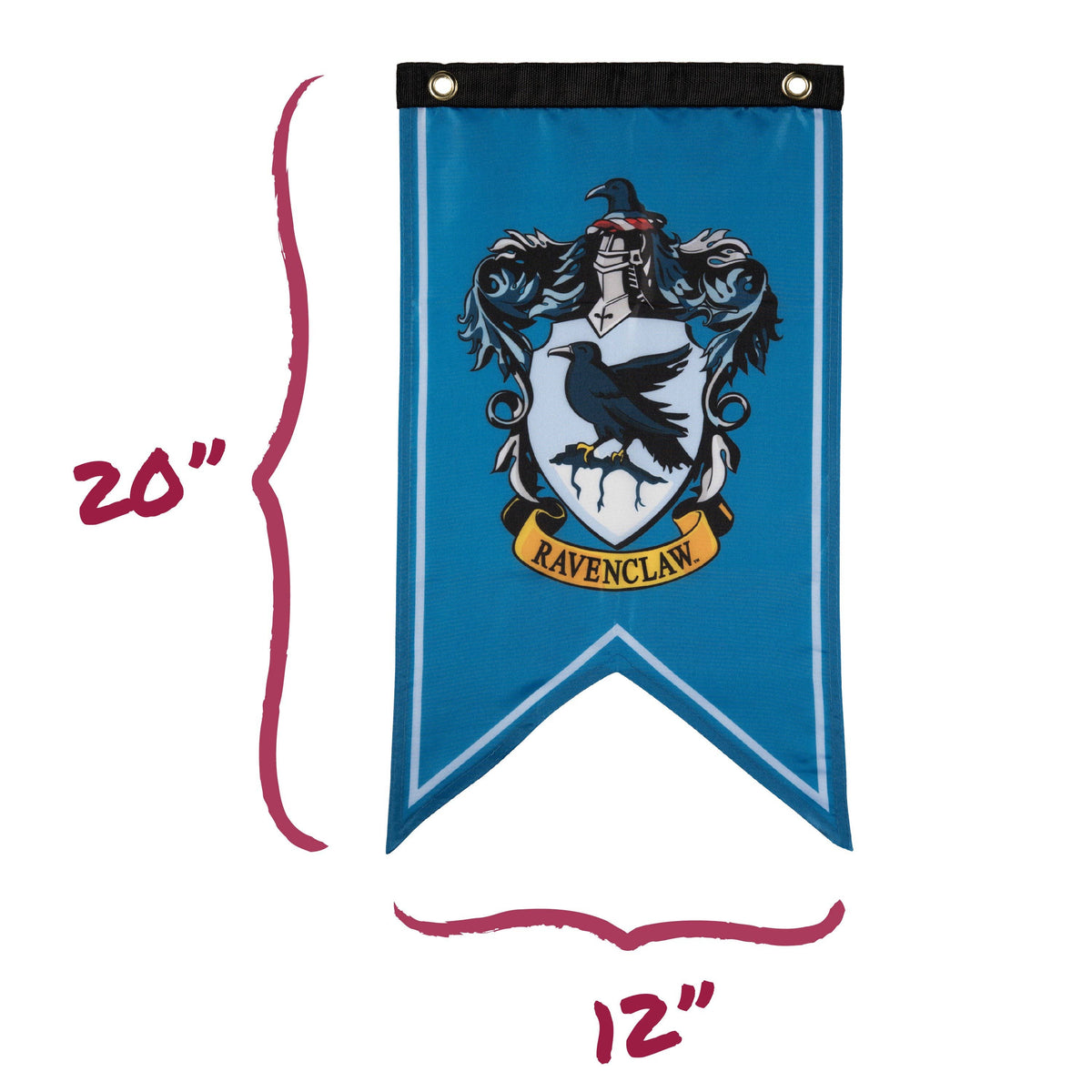 Harry Potter Hogwarts House Banner Flag Set (12'' x 20'')
