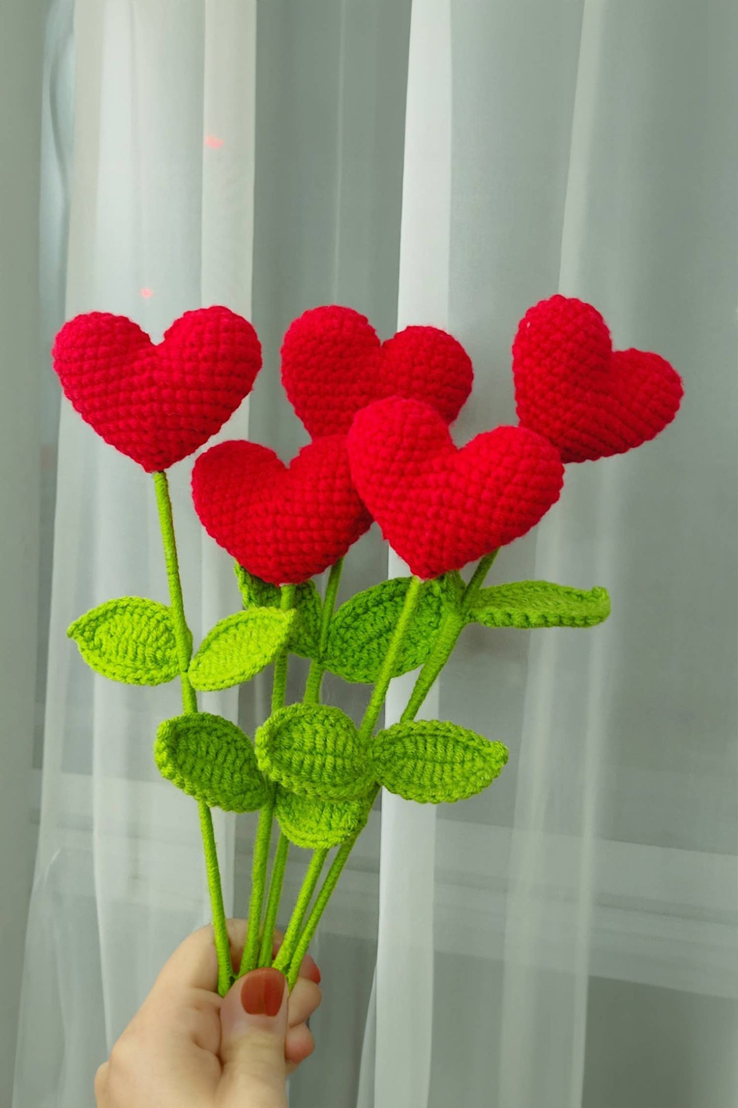 Valentine's Day Gifts Heart-Shaped Bouquet Home Decoration