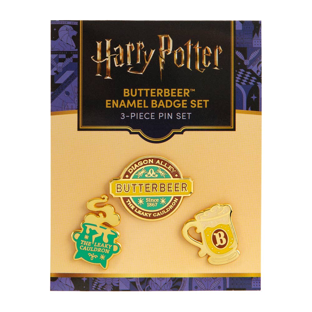 Harry Potter Butterbeer Enamel Pins (3-Pack)