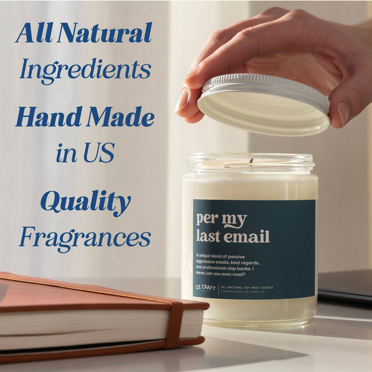 Violet Scented Candle