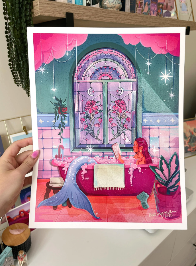 Mermaid's Bath Print