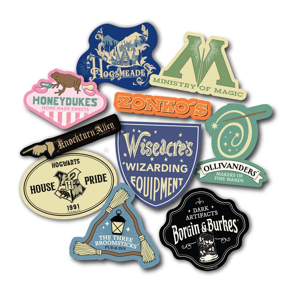 (10-Pack) Harry Potter Locations Decals