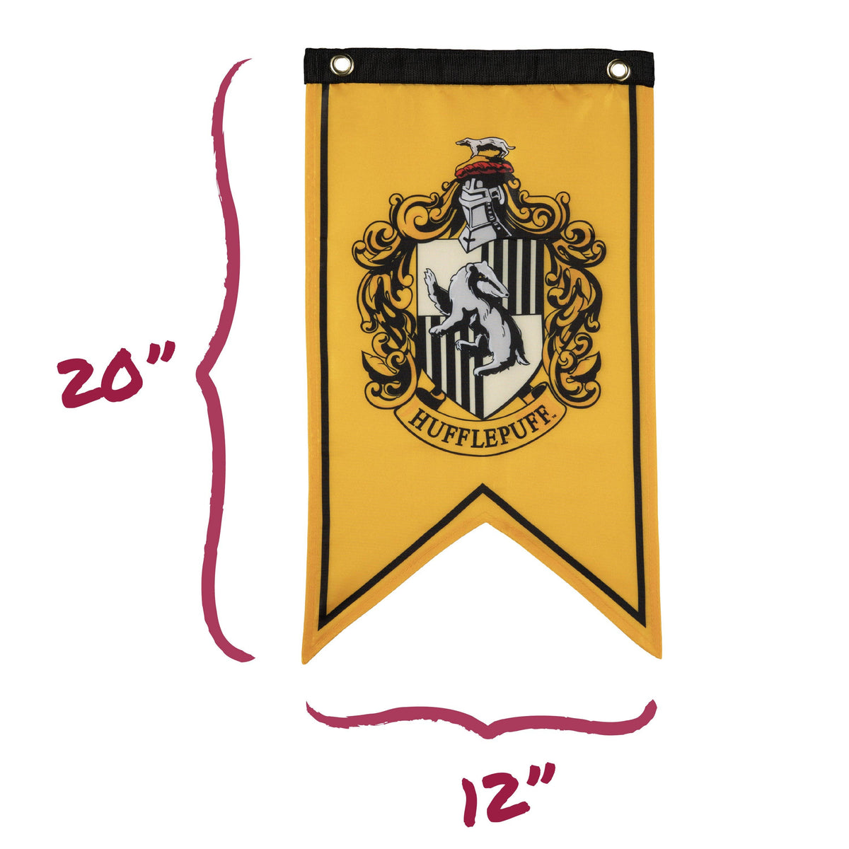 Harry Potter Hogwarts House Banner Flag Set (12'' x 20'')