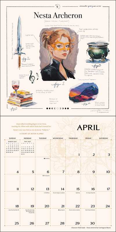 Court of Thorns and Roses Officially Licensed Fan Art 2027 Wall Calendar by Sarah J.  Maas