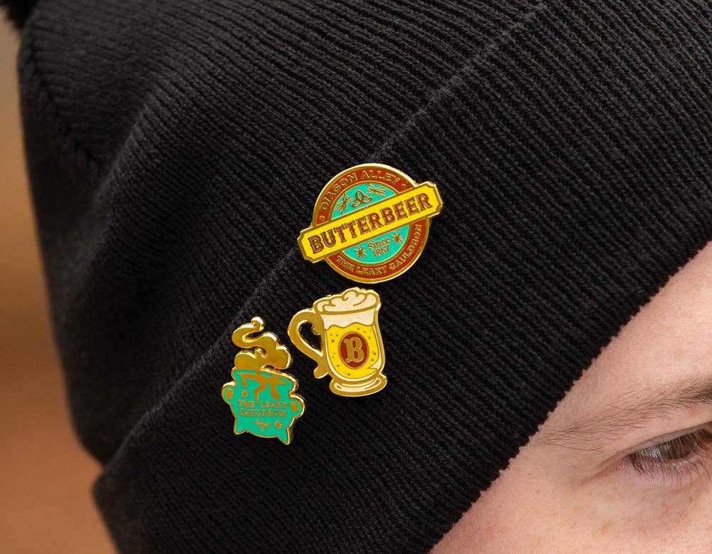 Harry Potter Butterbeer Enamel Pins (3-Pack)
