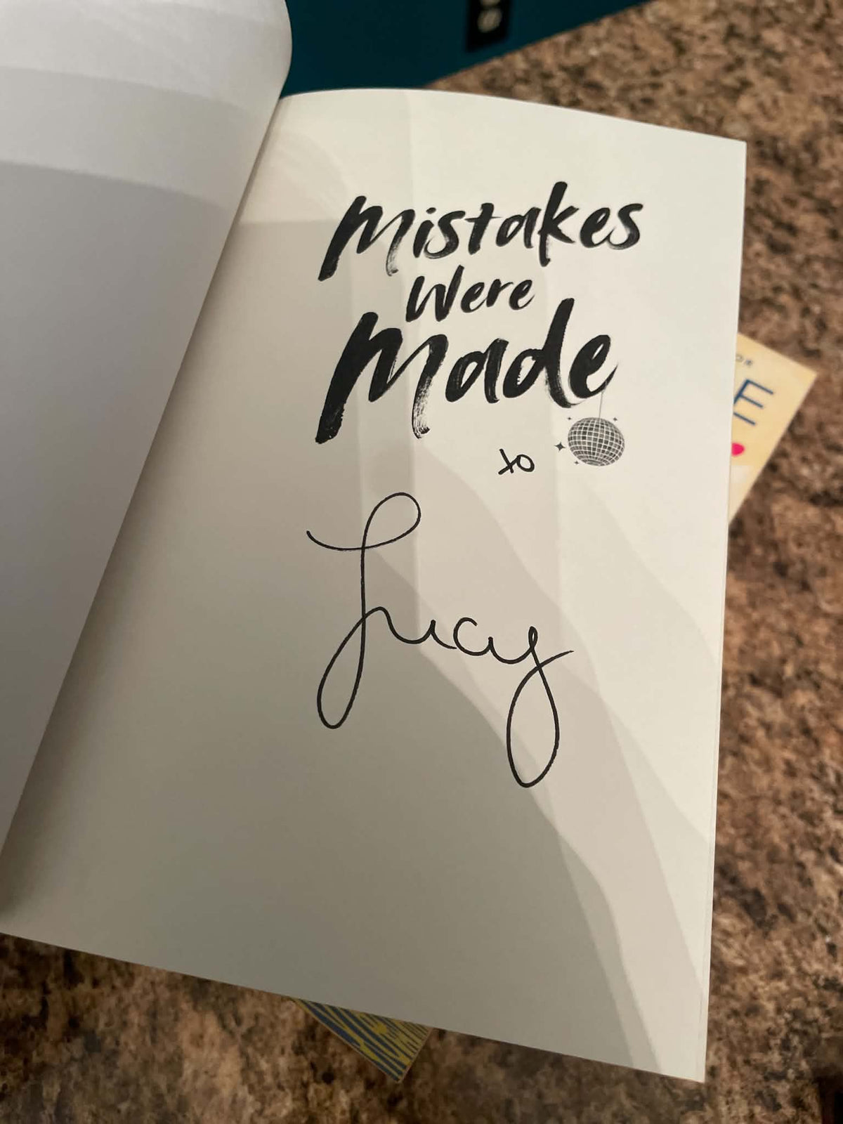Mistakes Were Made - Signed Copy