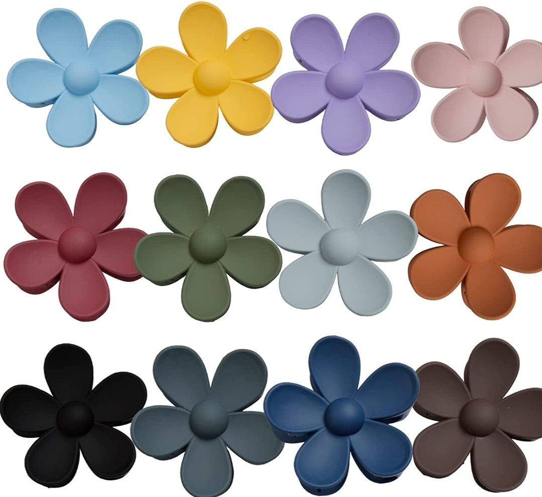 Flower Claw Clips