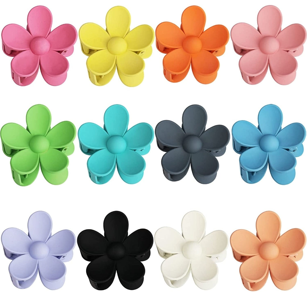 Flower Claw Clips